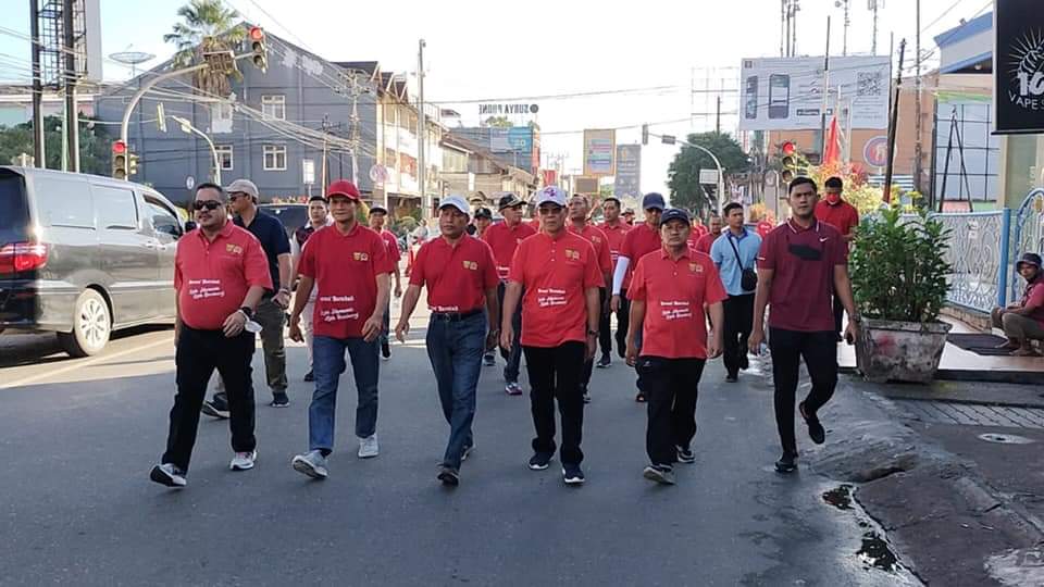Meriahkan HUT ke-77 RI, DPRD Samarinda Gelar Jalan Santai
