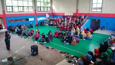 Ratusan guru menggelar pertemuan di Gedung Behampas, Kompleks Gor Segiri, Kamis (29/9/2022).