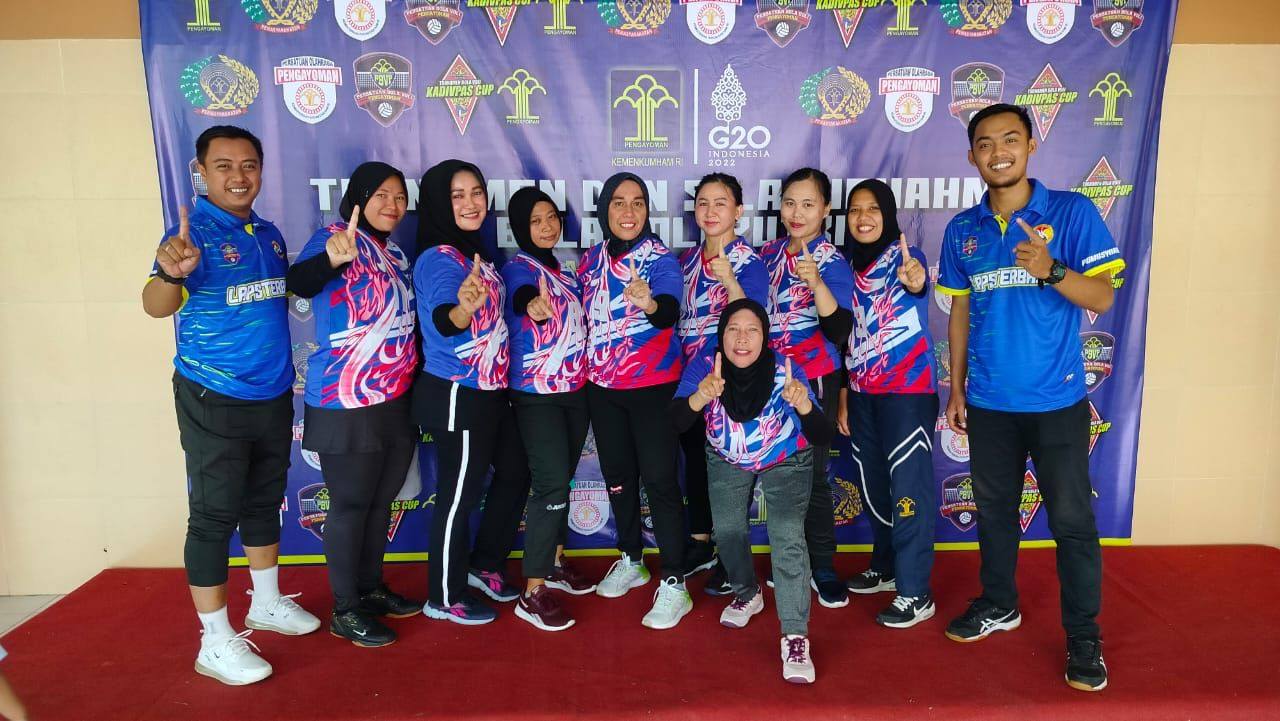 Lapas Tenggarong Juara Turnamen Bola Volly Kadivpas Cup Tingkat Kaltim-Tara