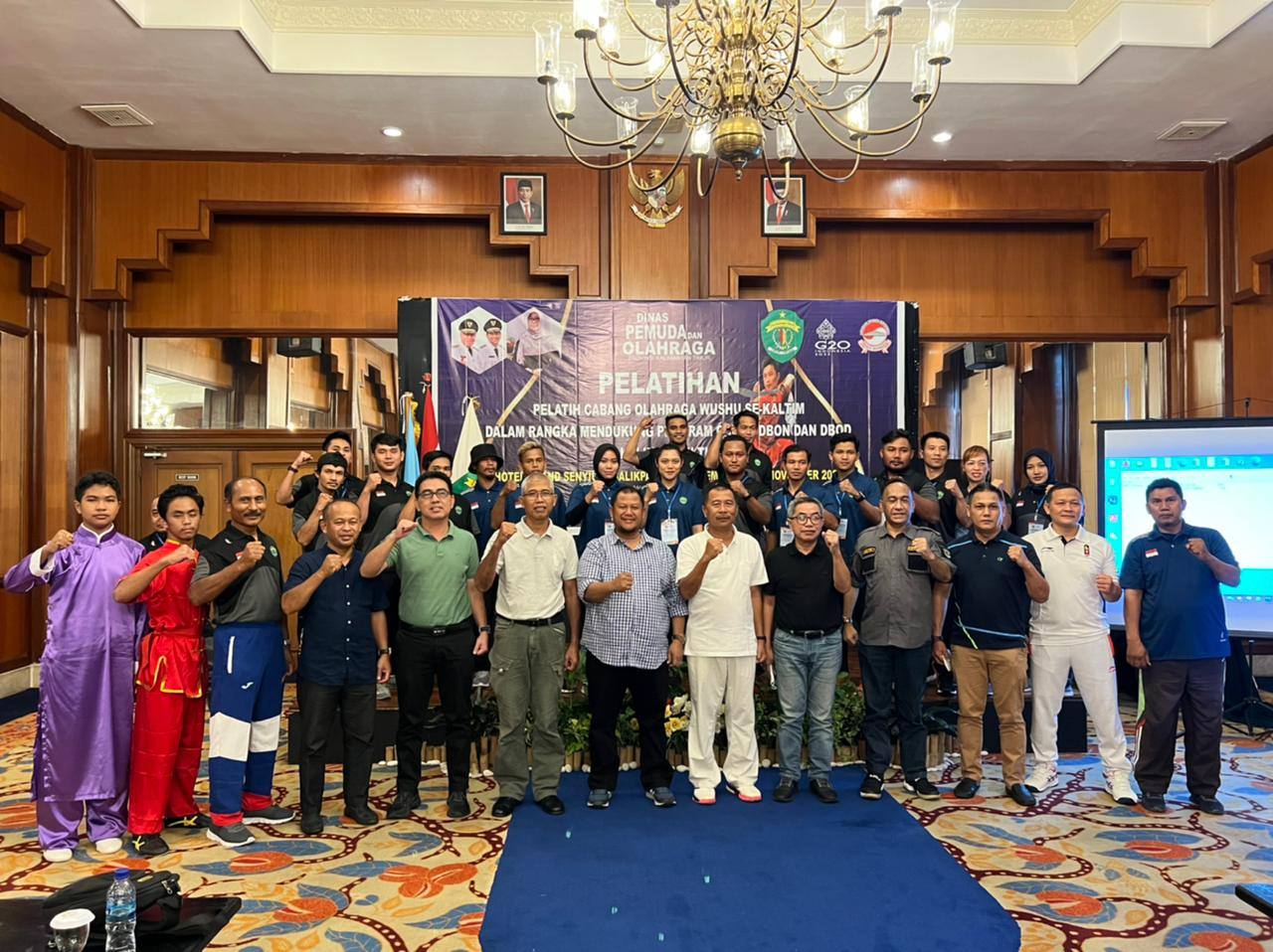 Ketua DPRD Kukar Hadiri Pelatihan Pelatih Wushu se-Kaltim