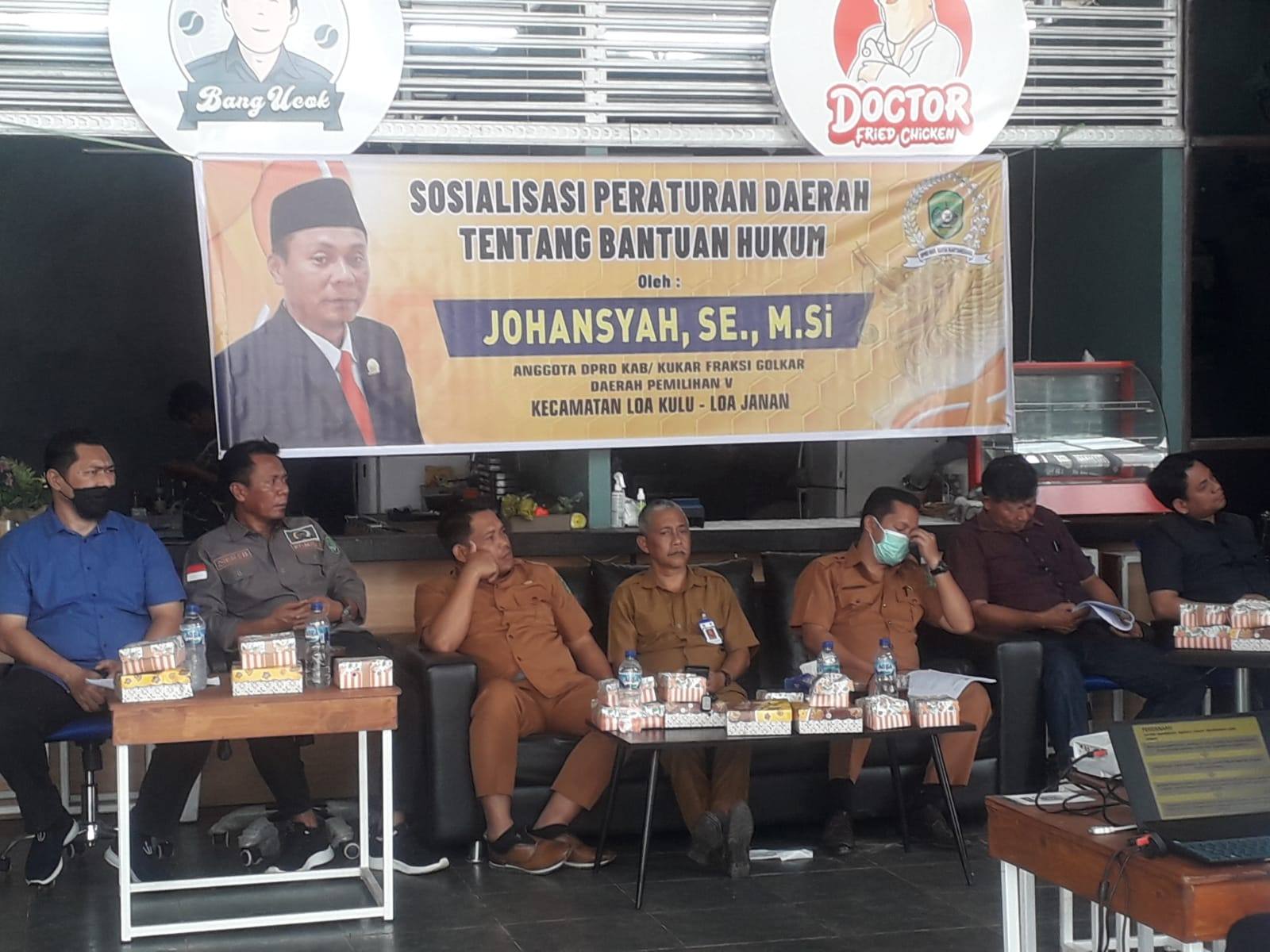 Anggota DPRD Kukar Johansyah Gelar Sosper Bantuan Hukum di Desa Batuah Loa Janan