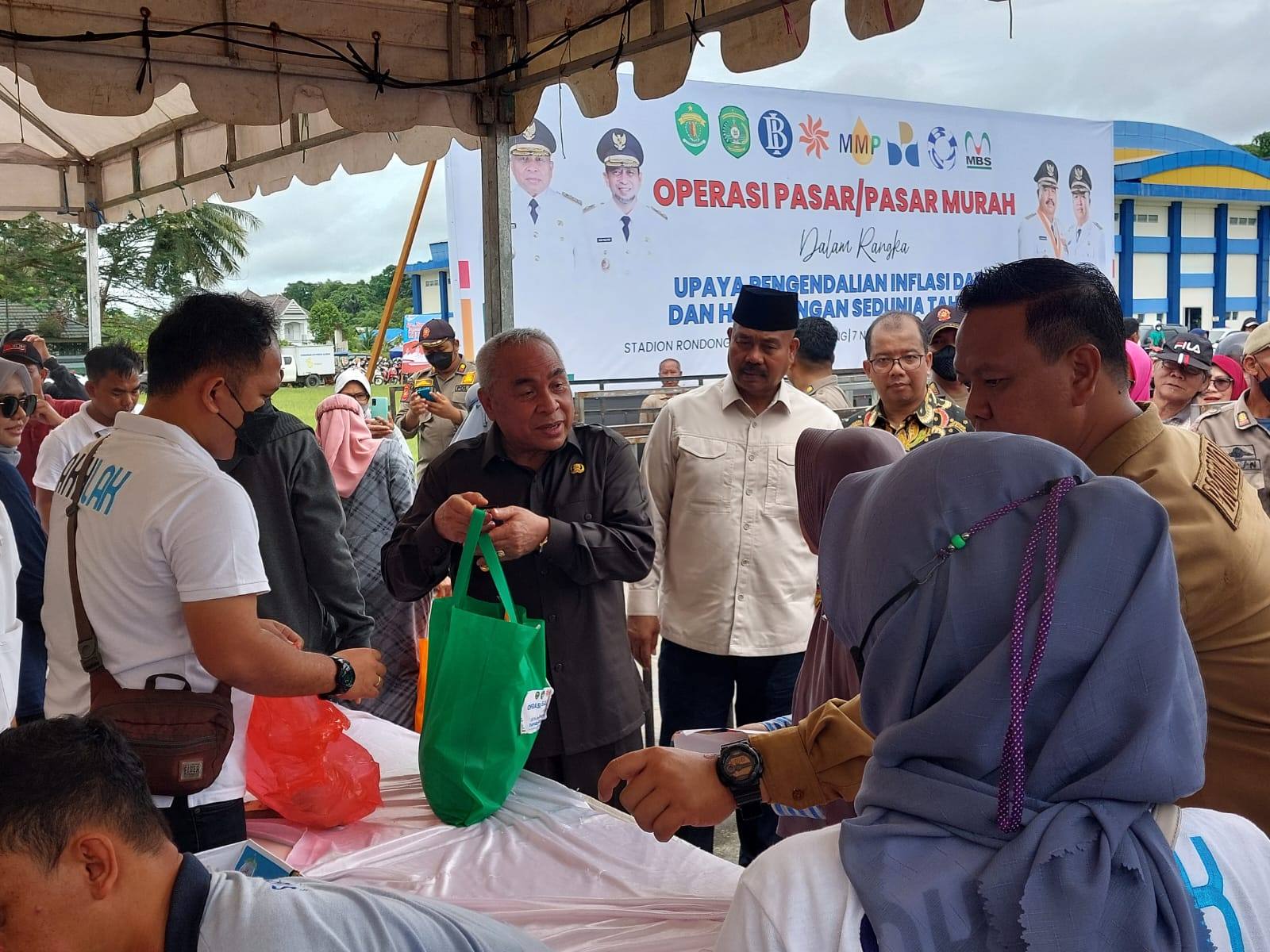 Ketua DPRD Kukar Dukung Pelaksanaan Pasar Murah