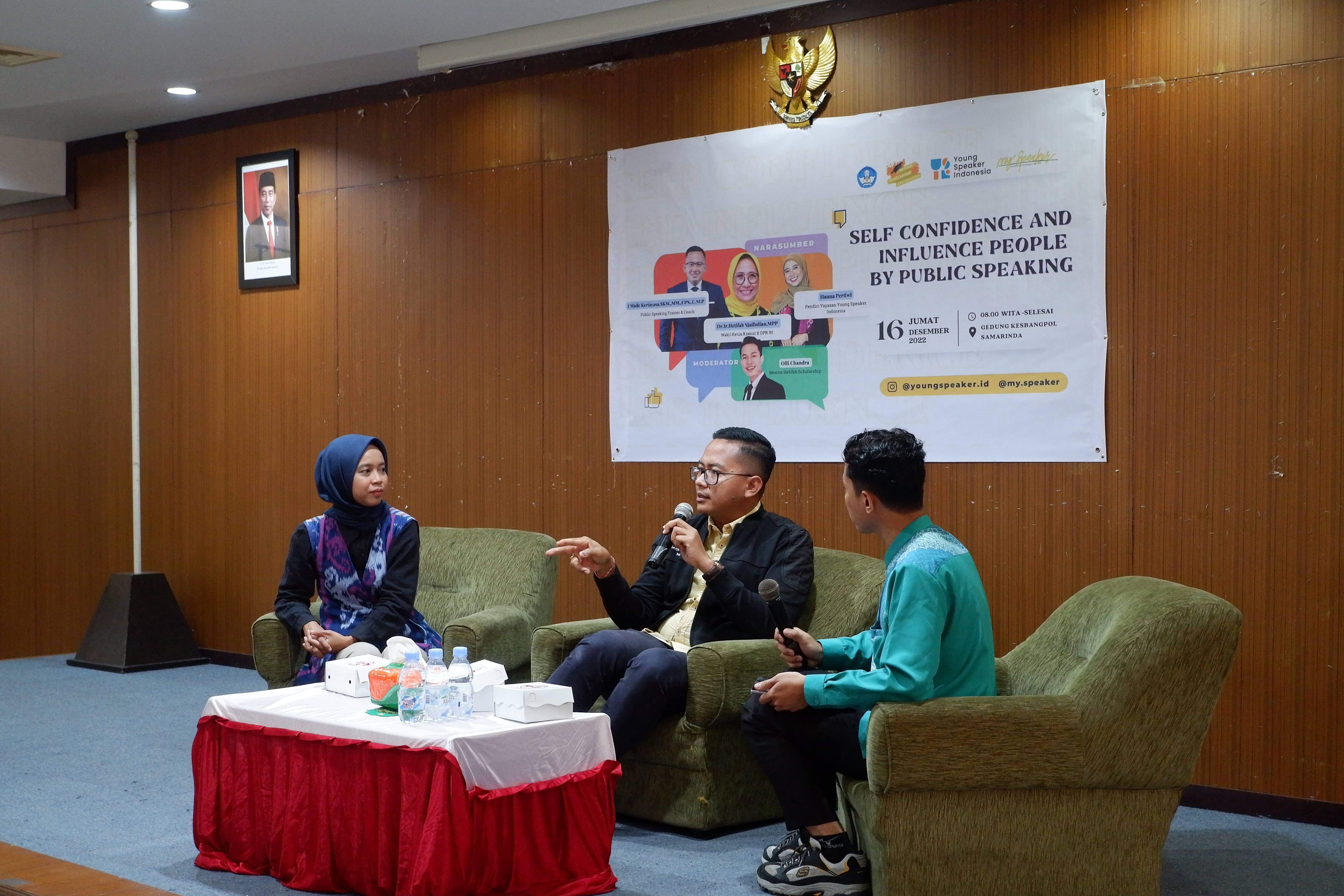 Bangun Kepercayaan Diri Anak Muda Tampil Bicara, Yayasan Young Speaker Indonesia Gelar Talk Show Public Speaking