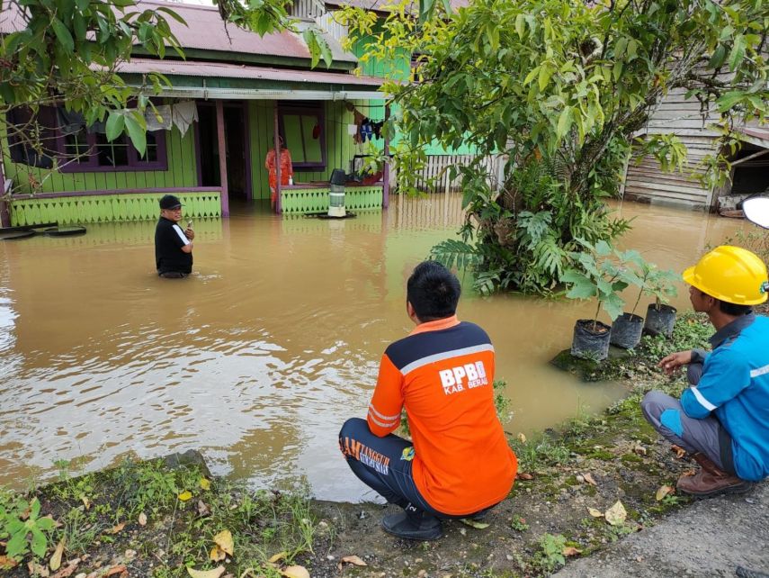 Para Petani dari 2 Kampung di Kecamatan Teluk Bayur Berau Gagal Panen Akibat Banjir