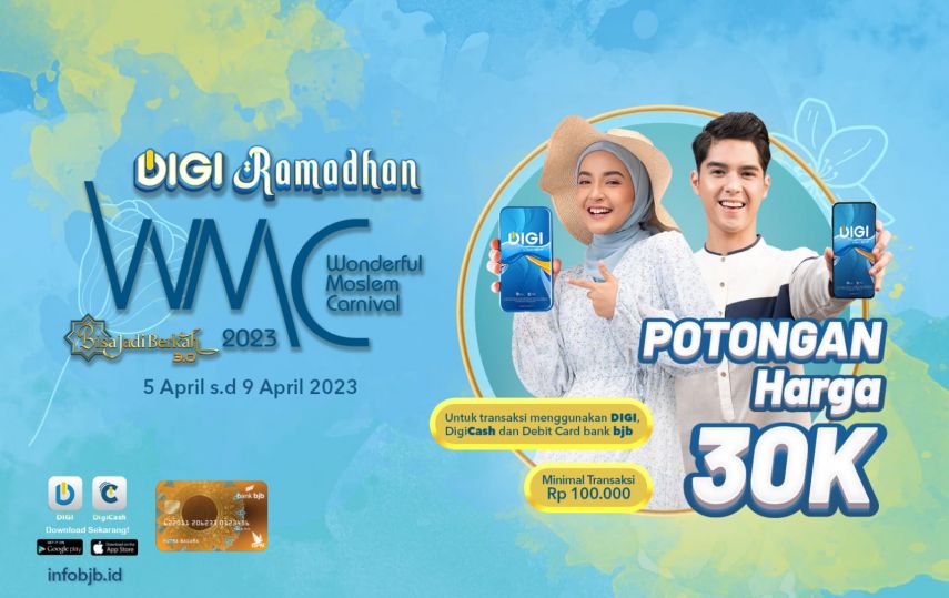 bank bjb Gelar Bazar DIGI Ramadhan: Wonderful Moslem Carnival 2023 di Bandung