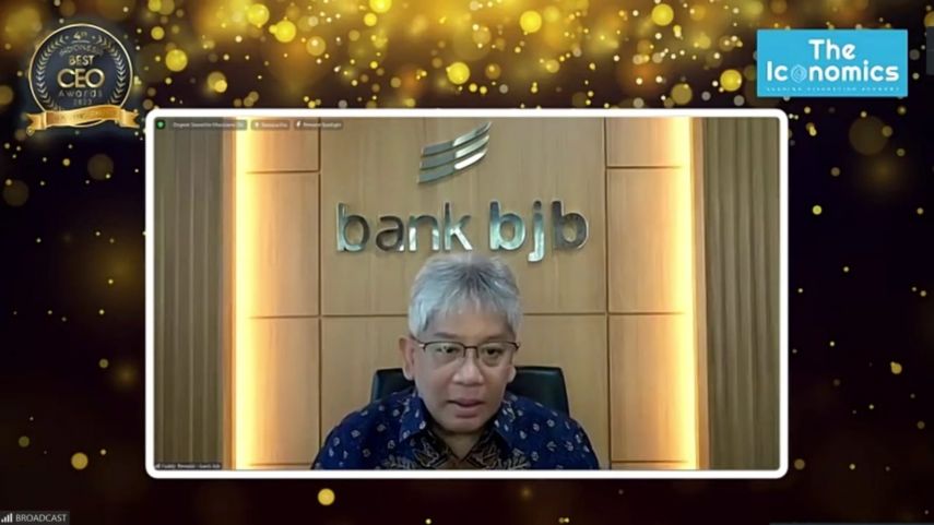 Direktur bank bjb Raih Penghargaan Best CEO 2023 dari The Iconomics
