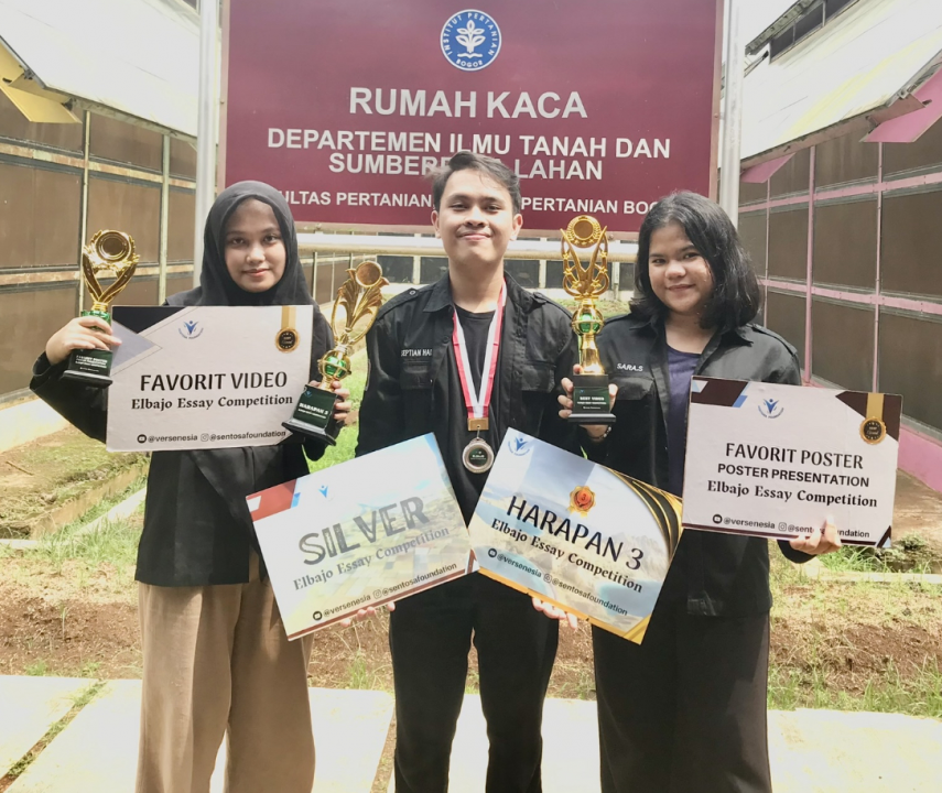 Kembangkan Pupuk Lemnagel untuk Lahan Kering, Mahasiswa IPB asal Kaltim Borong 4 Penghargaan Esai Nasional