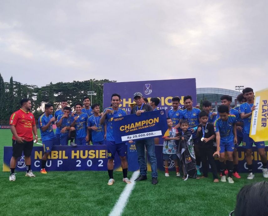 Raih Gol Tanpa Balas, Tim Pesut Tonkcool FC Jadi Juara di Turnamen Nabil Husein Cup 2023 