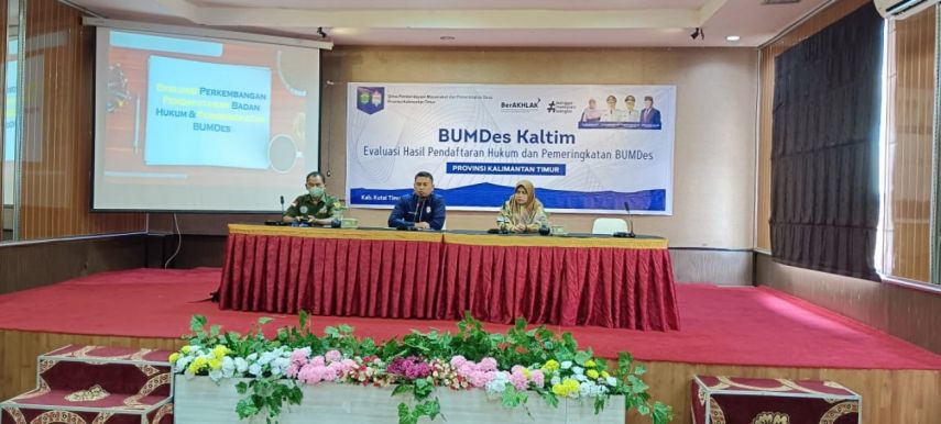 DPMPD Kaltim Imbau BUMDes Berbadan Hukum