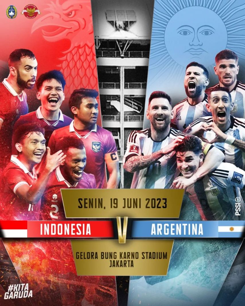 Sudah Rilis! Daftar Harga Tiket FIFA Matchday Timnas VS Argentina