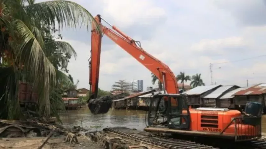 Banjir Ganggu Lahan Pertanian, Kades Dukung Normalisasi Sungai di Desa Panca Jaya