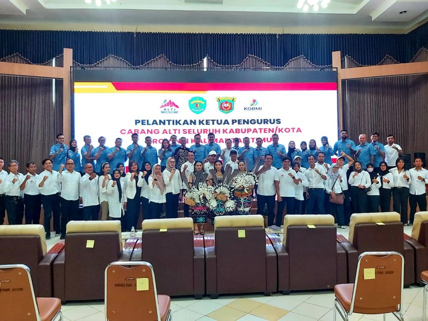 Pelantikan Ketua Cabang ALTI Kabupaten/Kota Kaltim, Agus Hari Kesuma Minta Manfaatkan Alam Khususnya Daerah IKN