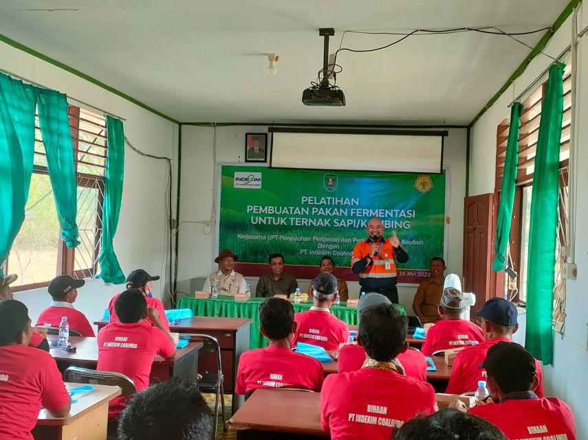 Berkolaborasi dengan Pemkab Kutim, PT Indexim Coalindo Beri Pendampingan bagi Peternak di Kecamatan Kaubun