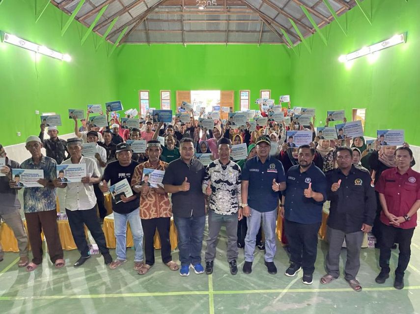 Penyebarluasan Perda 5/2019 di Desa Teluk Waru, Andi Faisal: Masyarakat Berhak Dapat Perlindungan Hukum yang Sama