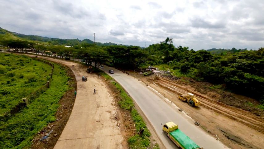 Pemprov Kaltim Kucurkan Rp60,7 Miliar untuk Perbaikan Akses Jalan Menuju Gerbang Tol Palaran