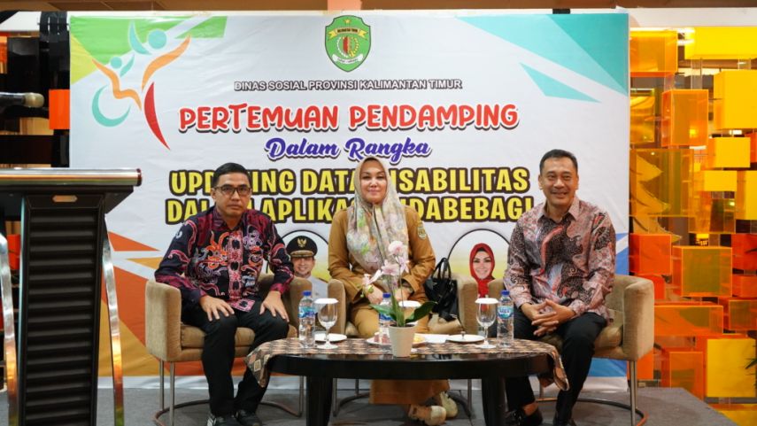 Jamin Pemenuhan Hak Disabilitas, Dinsos Kaltim Gelar Pertemuan Pendamping dalam Rangka Updating Data Disabilitas Aplikasi SIDABEBAGI