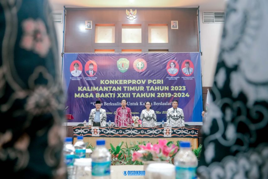 Disdikbud Kaltim Gelar Konferensi Kerja Provinsi PGRI Kaltim 2023 Masa Bakti XXII, PGRI Kaltim Tetap Solid Memperjuangkan Aksi Guru