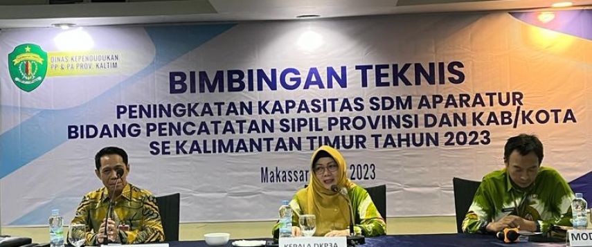 Tingkatkan Kepemilikan Akta Kematian dan Akta Kelahiran Anak jadi Perhatian Penting, DKP3A Gelar Bimtek Pencatatan Sipil Provinsi dan Kabupaten/Kota Kaltim 2023