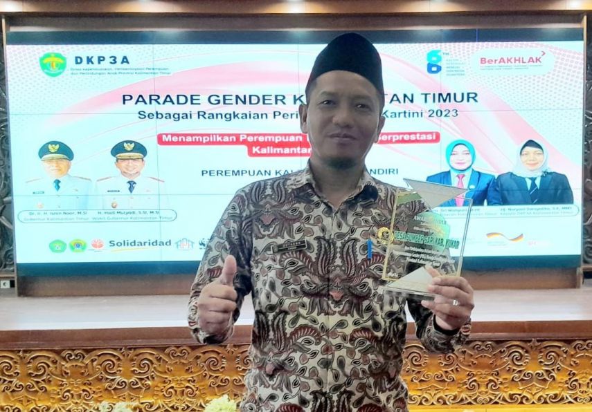 Ungguli Sejumlah Daerah di Kaltim, Desa Sumber Sari Kukar Raih Penghargaan Gender Award 2023