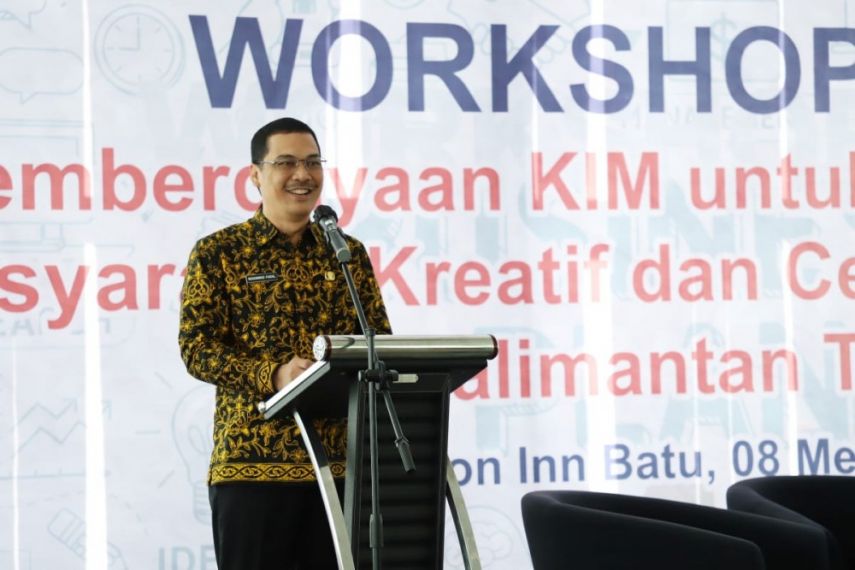 Workshop KIM di Malang, Kadiskominfo Kaltim Sampaikan Perlunya Perubahan Strategi Pengelolaan Informasi