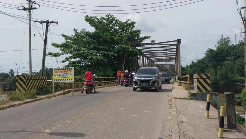 SK dari DPUPR Kaltim Sudah Keluar, Penutupan Jembatan Sambaliung Belum Juga Dilakukan