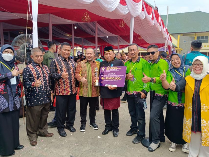 Posyantek Telihan Berseri Bontang Barat Raih Juara 1 Kategori Posyantek Desa Berprestasi Tingkat Nasional di GTTGN XXIV 2023 Lampung