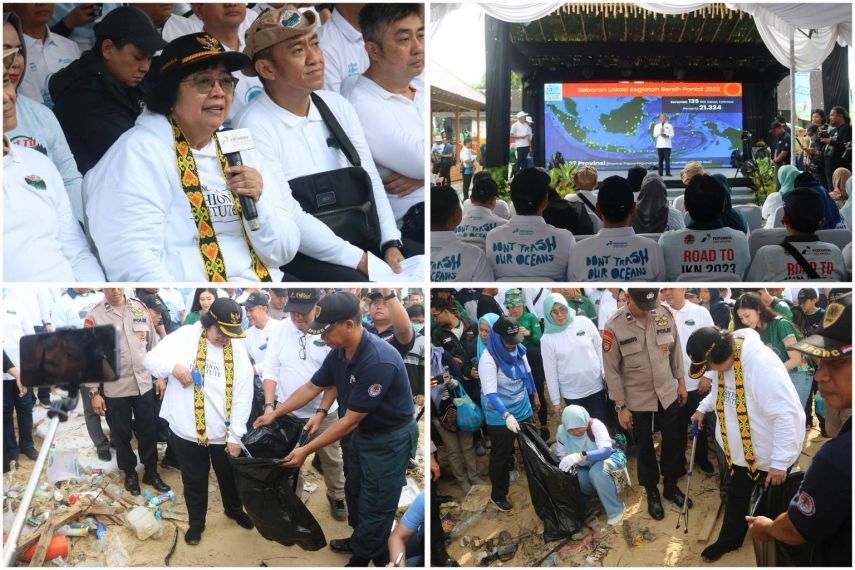 Gerakan Aksi Bersih Pantai dalam Rangka Hari Lingkungan Hidup Sedunia 2023