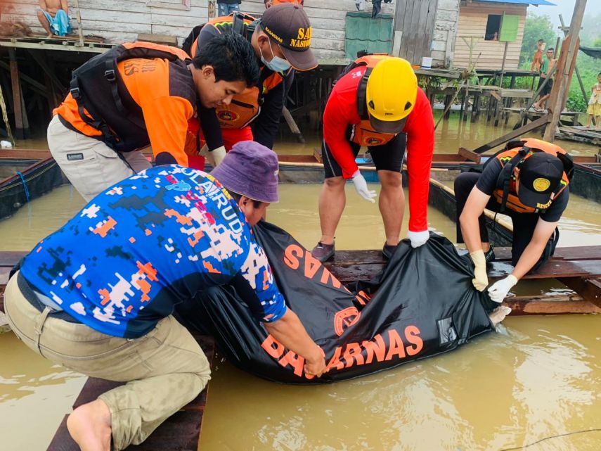 Pebriansyah Korban Tenggelam Ditemukan Mengapung di Perairan Desa Teluk Dalam