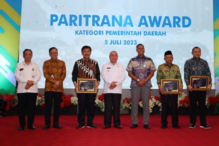 Pemkab Berau Raih Anugerah Paritrana Award 2023