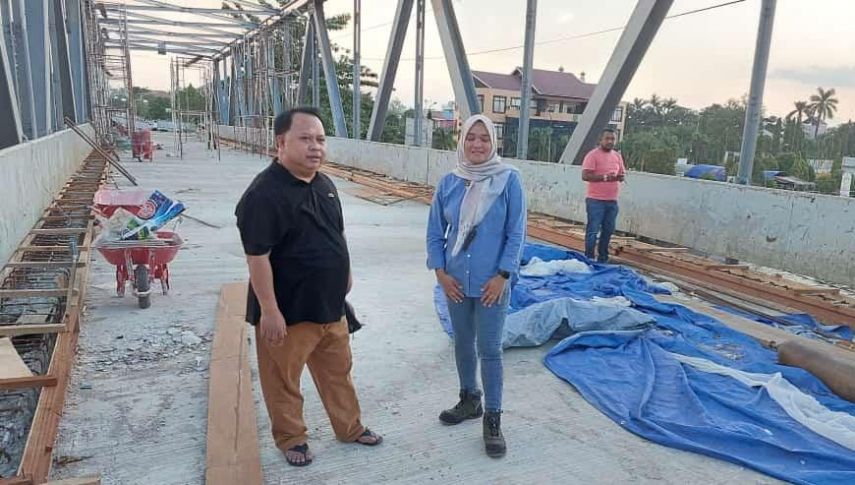 Rehab Jembatan Sambaliung Sudah 30 Persen, Madri Pani Minta Agustus Sudah Bisa Dilalui