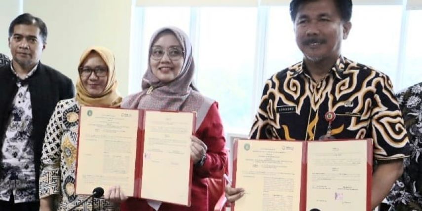 Diskominfo Butuh SDM Bidang Teknologi Informasi, Pemkab Kukar dan Universitas Telkom Bandung Teken Kerja Sama
