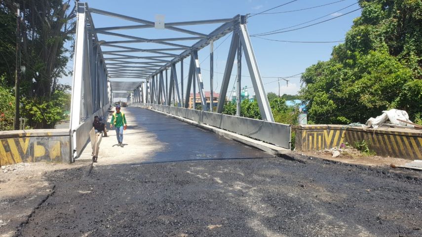 Perbaikan Jembatan Sambaliung Memasuki Tahap Pengaspalan