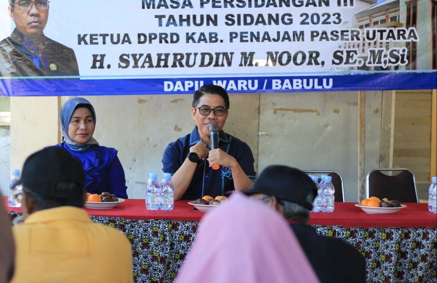 Ketua DPRD PPU Gelar Reses, Responsif terhadap Keluhan Akses Air Bersih di Babulu Laut