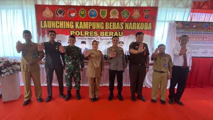 Kelurahan Gunung Panjang Ditetapkan sebagai Kampung Bebas Narkoba Tahun 2023