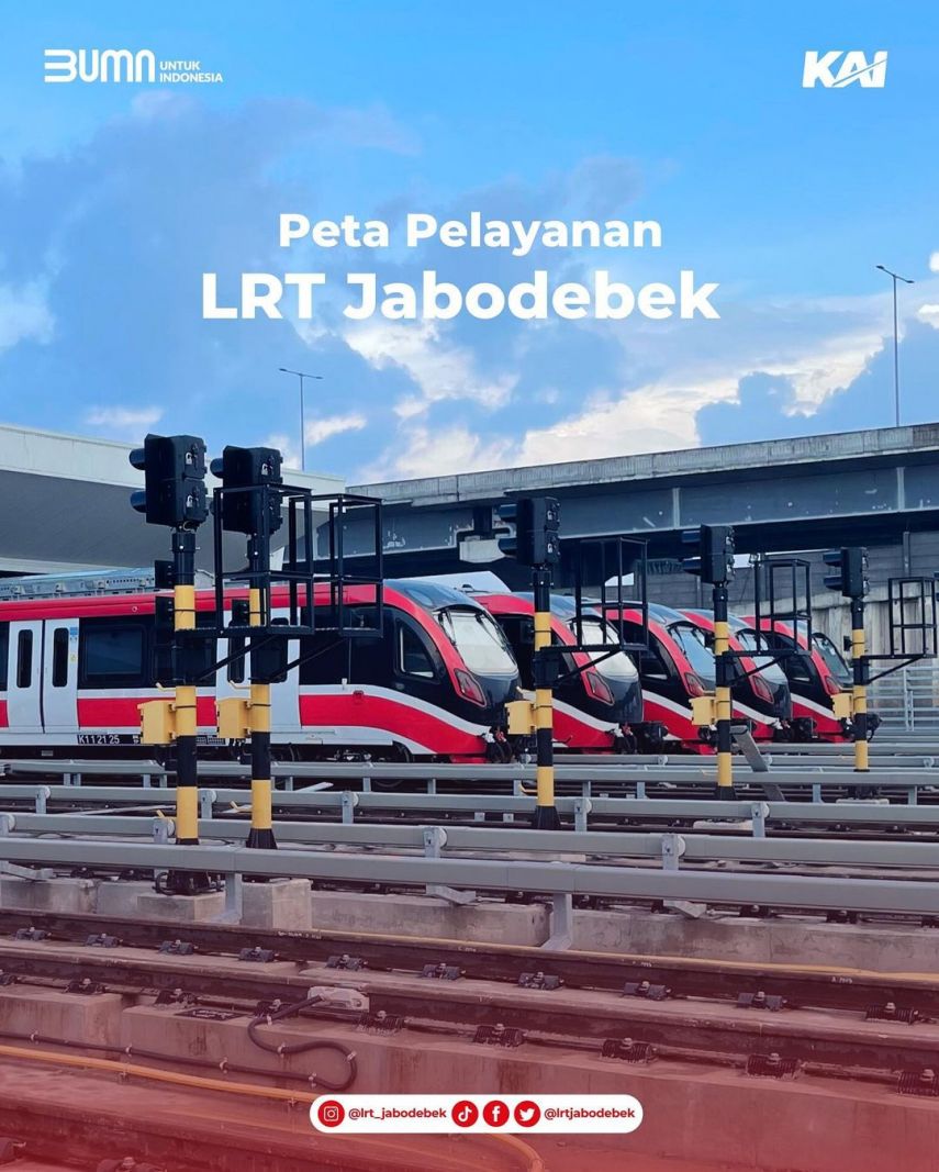 Resmi Beroperasi Hari Ini, Berikut Tarif dan Rute LRT Jabodebek