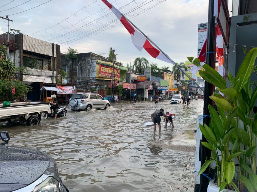Diguyur Hujan Deras, Sejumlah Titik di Samarinda Terendam Banjir