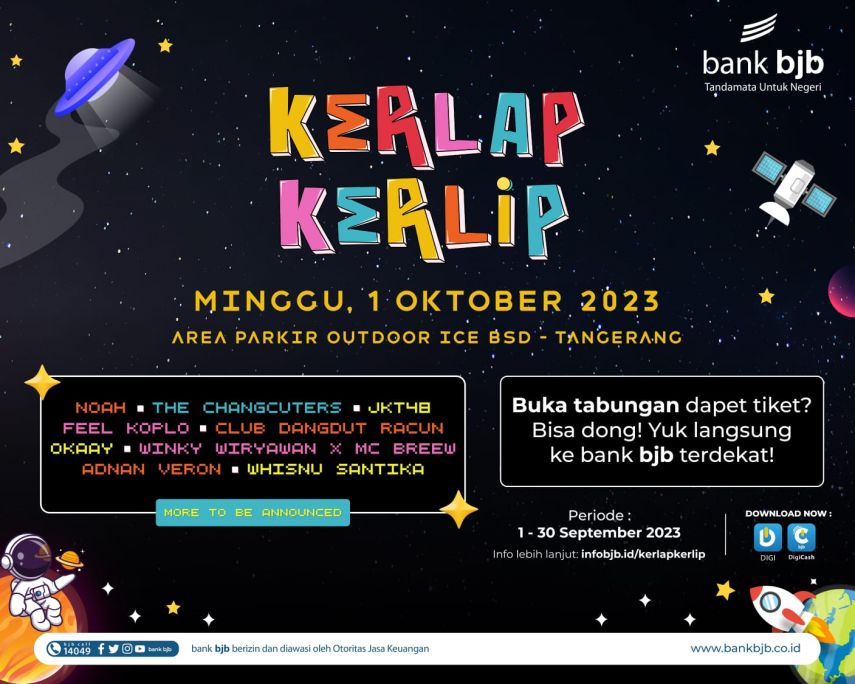 bank bjb Berikan Kemudahan Mendapatkan Tiket VIP Kerlap Kerlip Festival 2023