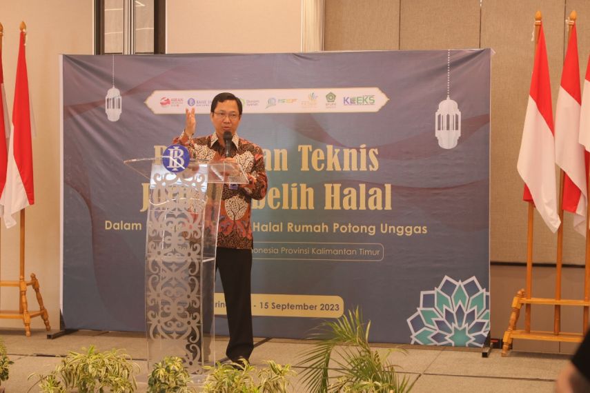 Dorong Halal Value Chain, KPw BI Kaltim Selenggarakan Bimtek untuk Juru Sembelih Halal