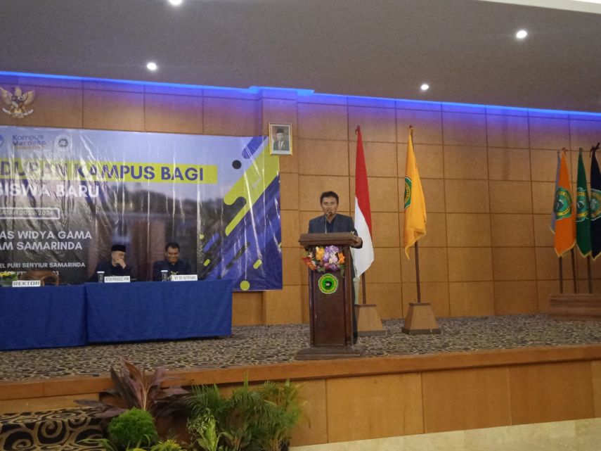 Lewat PKKMB, Rektor UWGM Samarinda Harap Mahasiswa Baru Bisa Ciptakan Lapangan Pekerjaan