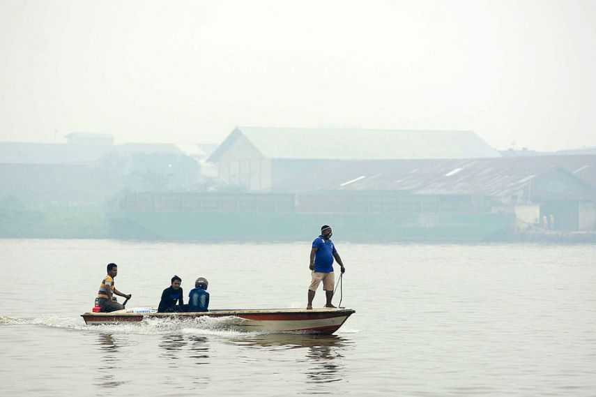 Kabut Asap Kembali Selimuti Kota Pontianak, Kualitas Udara Tidak Sehat