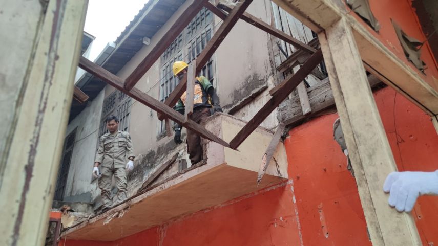 Satu Bangunan di Kawasan Citra Niaga Dibongkar, BPKAD Samarinda: Tutupi Akses RT
