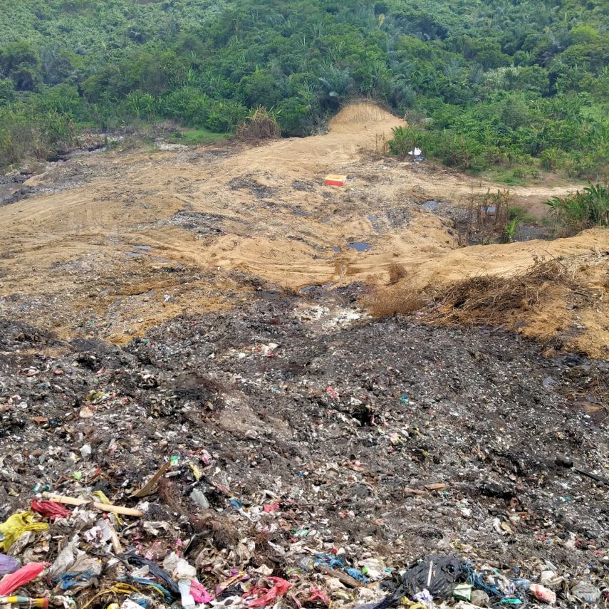 Update Terkini Kebakaran TPA Bukit Pinang Samarinda, Babinsa Konfirmasi Tidak Ada Titik Api Terdeteksi