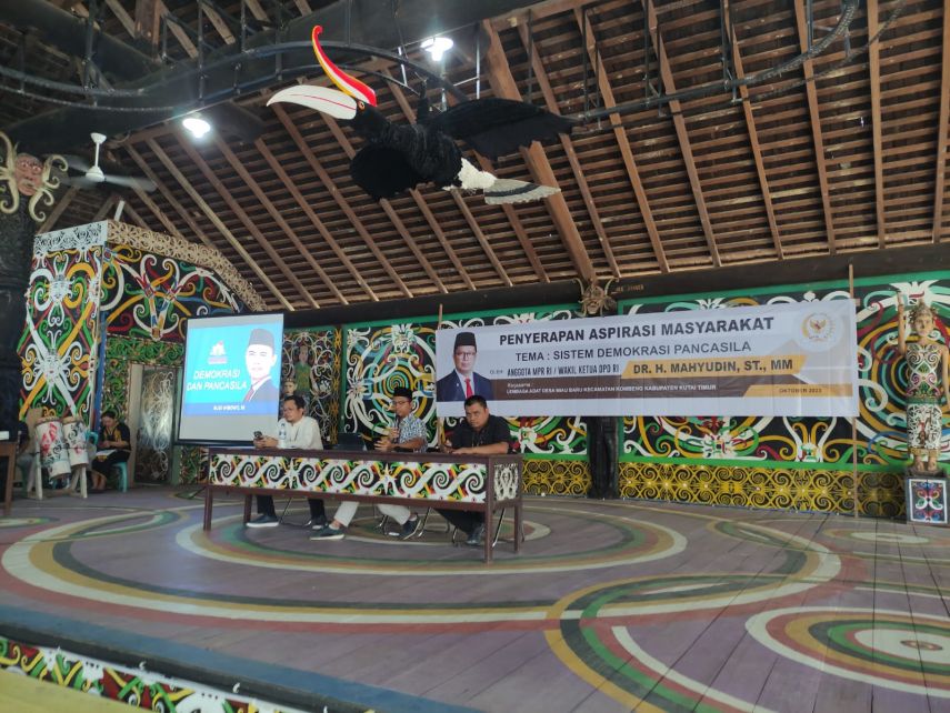 Kolaborasi Akademi Pemilu & Demokrasi dengan Wakil Ketua DPD RI Mahyudin untuk Serap Aspirasi Masyarakat Kutai Timur