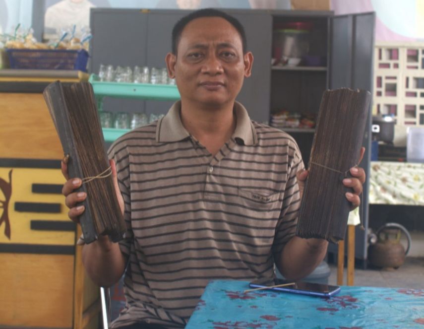 DPK Kaltim Temukan Naskah Kuno Pada Daun Lontar di Samarinda
