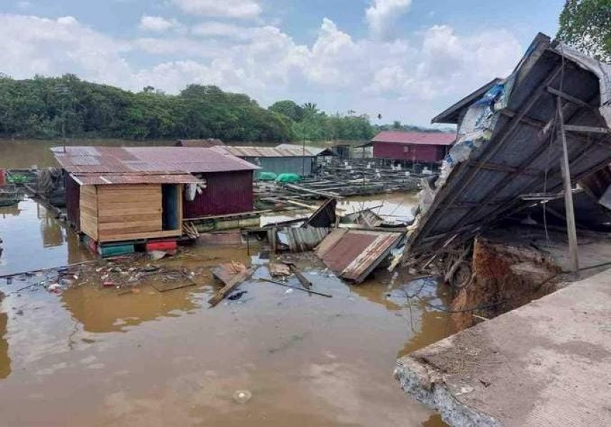 Longsor di Sungai Mahakam Ancam Permukiman, Pemdes Jembayan Usul Segera Relokasi