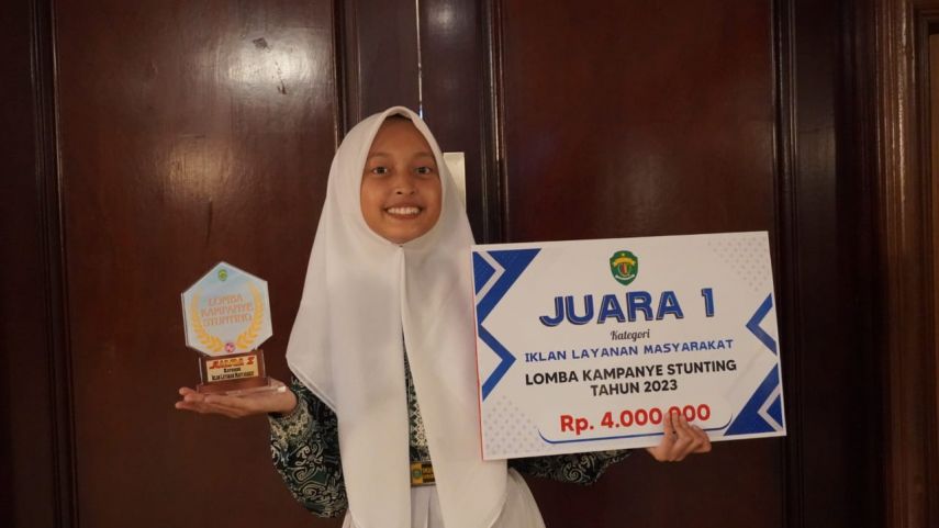 Juara 1 Kategori Iklan Layanan Masyarakat, Siswa SMA 10 Samarinda Ini Ingin Ajak Penonton Terlibat dalam Pencegahan Stunting