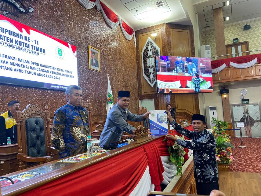 Pendapatan Daerah Meningkat, Fraksi AKB Apresiasi Pemkab Kutim