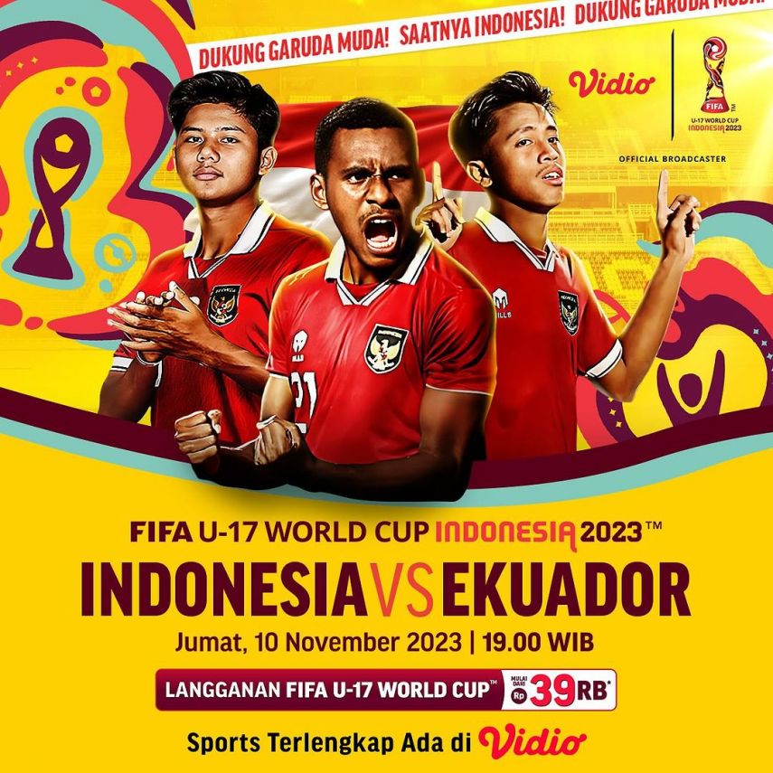 Cek Jadwal dan Link Streaming Pertandingan FIFA U-17 World Cup Indonesia 2023
