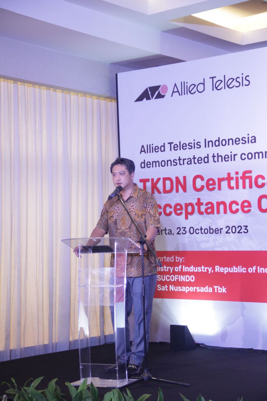 Allied Telesis Indonesia Tunjukkan Komitmen Jaga Kualitas dan Dukung Program Sertifikasi TKDN
