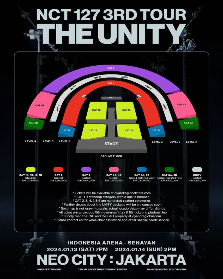 Rilis Harga Konser NCT 127 The Unity Jakarta 2024, Fans Keluhkan Tiket Terlalu Mahal
